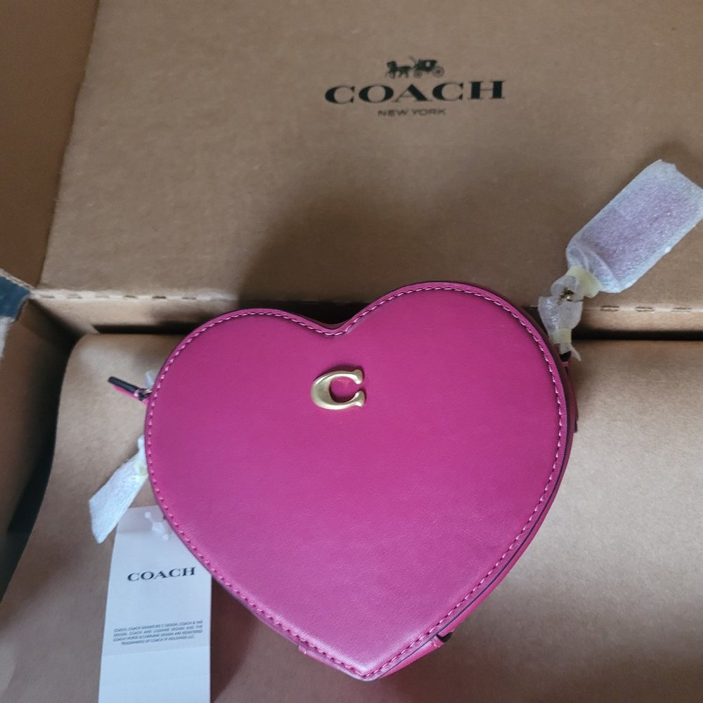 Coach heart crossbody